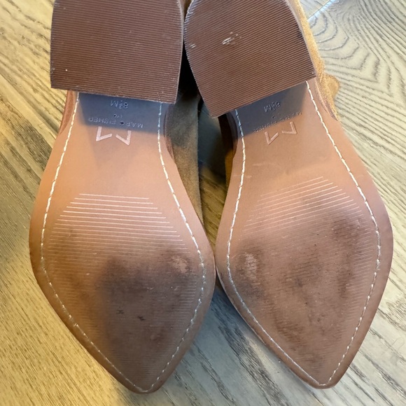 Marc Fisher Suede Ankle Boots - Picture 3 of 4